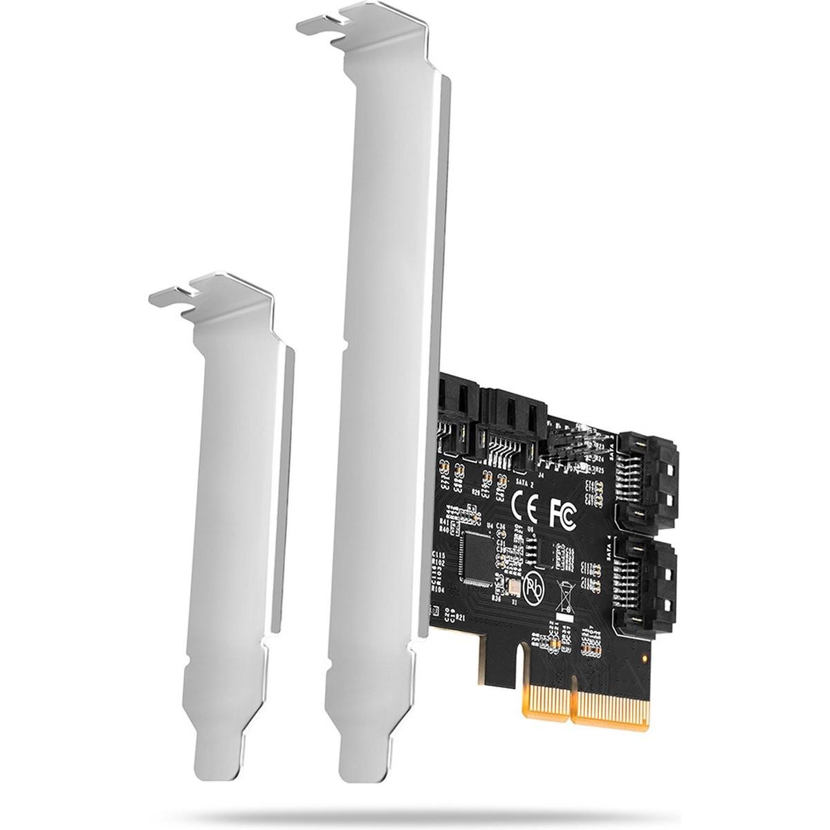 Axagon PCES-SA4X4 PCIe Controller 4x internal SATA 6G port + LP, Storage Controller