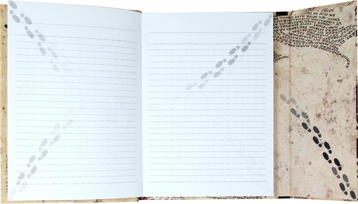 Actual product image Blue Sky Harry Potter bloc-notes magnétique A5 Marauders Map (carton de 6) (A5, Lined, Hardcover)
