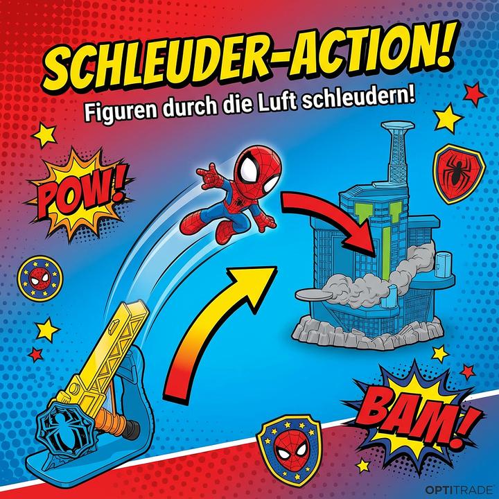 Produktbild Hasbro F70625X0 Spiderman STUNT SQUAD Mini Playset