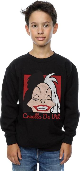 Produktbild Disney Cruella De Vil Cropped Head Sweatshirt Jungen (152, 158)