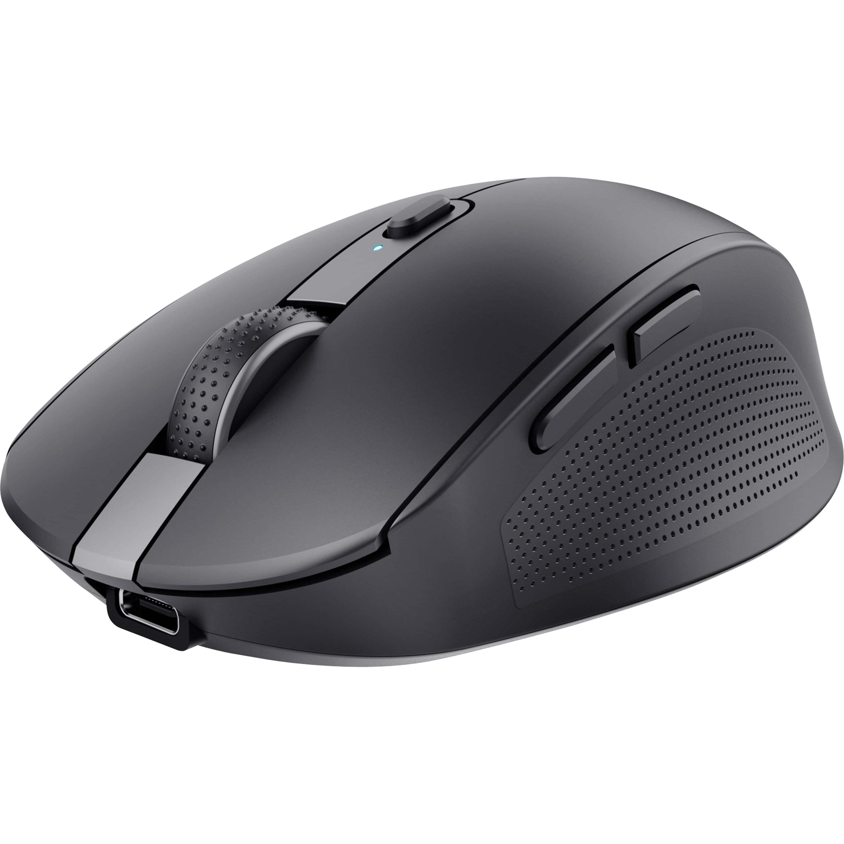 Trust Ozaa Compact Wireless (Kabellos), Maus, Schwarz