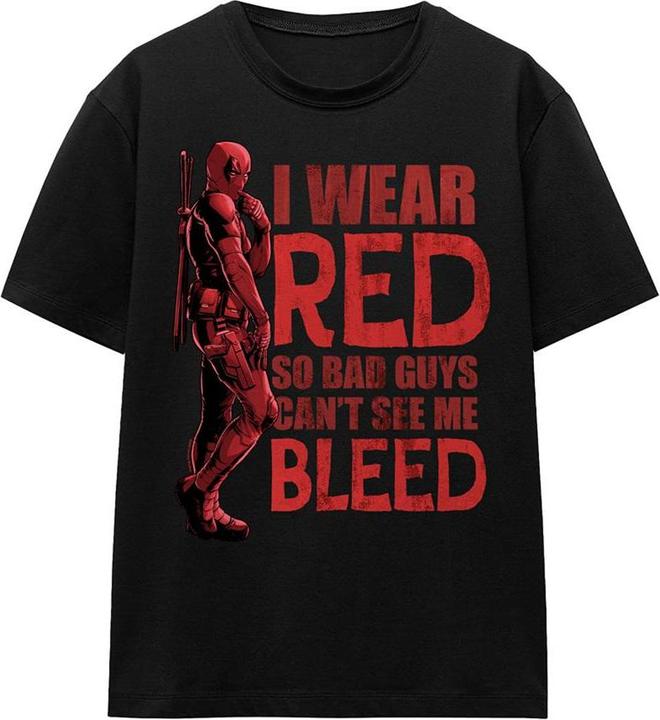 Produktbild Deadpool & Wolverine Wear Red Can't See Me Bleed TShirt (M)