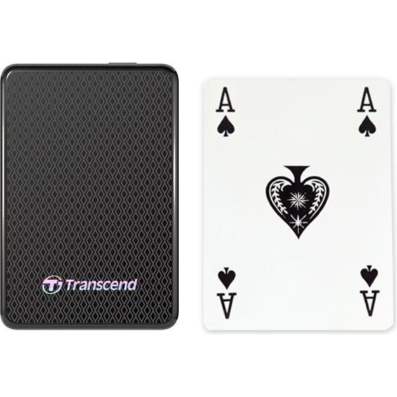 Transcend ESD400 (0.51 TB), Externe SSD, Zwart