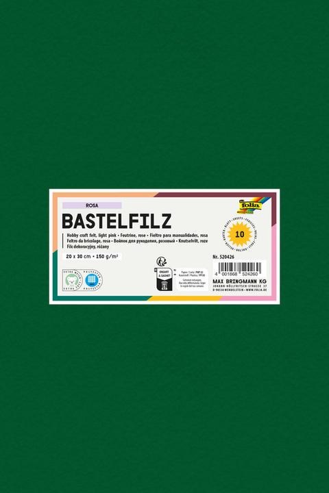 Produktbild Folia Bastelfilz, (B)200 x (H)300 mm, 150 g/qm, tannengrn
