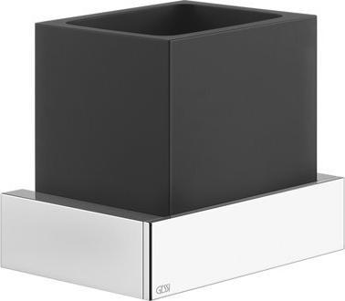 Produktbild Gessi Rettangolo Accessoires Wand Glashalter, Becher schwarz, 20808