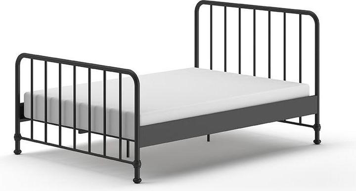 Bronxx Bed Matt Black 140X200Cm