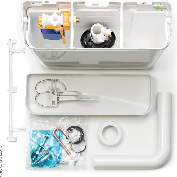 Produktbild Pagette Aufputz-Spülkasten Ecoplus weiss, 6-9 l, 2-Mengen-Technik