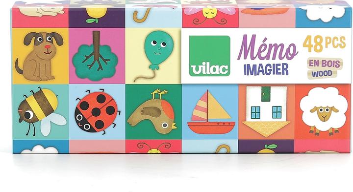 Actual product image Vilac Memory Matching Game - Summer by Melusine Allirol - (2477S)