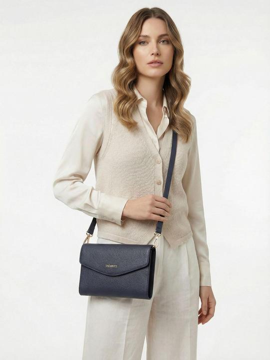 Produktbild Lazarotti Bologna Leather Clutch Tasche Leder 23 cm