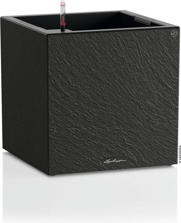 Produktbild Lechuza CANTO Slatestone 40 low Grau (40 x 40 x 40 cm)
