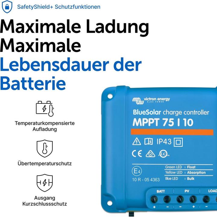 Victron Energy BlueSolar MPPT 75/10