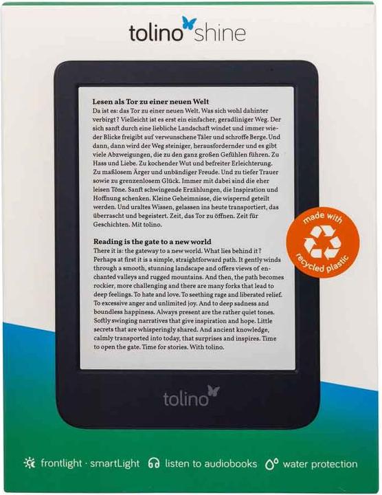 Image du produit tolino Shine (6", 16 Go, Noir)