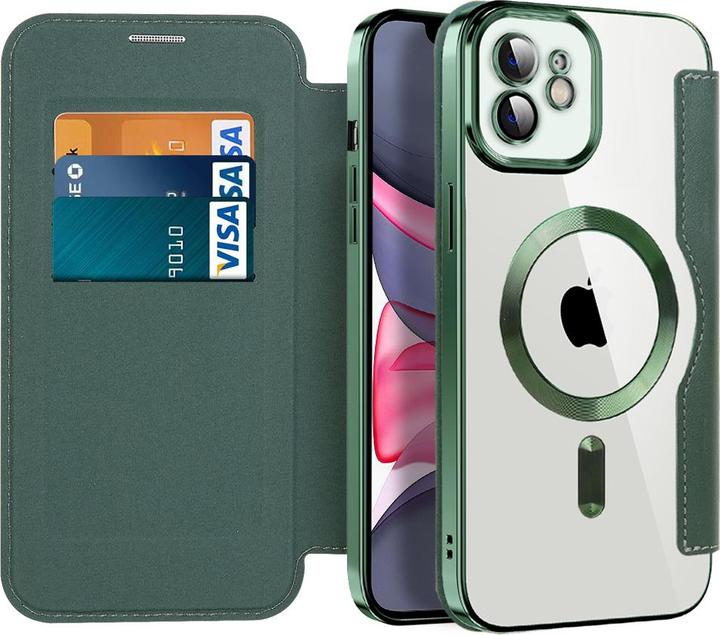 Produktbild Techsuit - SmartMag Book Case - iPhone 11 - Green (Apple iPhone 11)