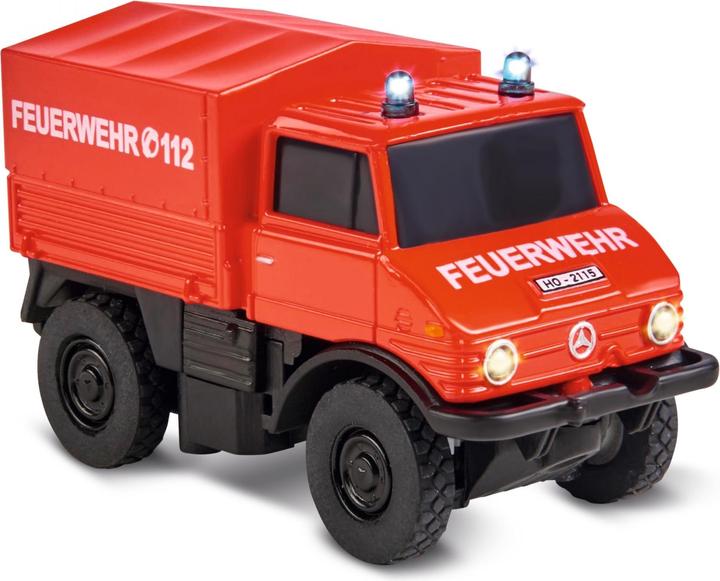Produktbild Carson MB Unimog U406 Feuerwehr Elektro Brushed 1:87 100%-RTR (RTR Ready-to-Run)
