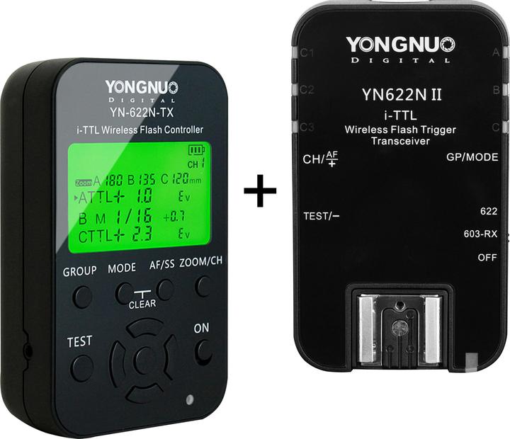 Actual product image Yongnuo YN-622N-kit i-TTL wireless flash trigger kit (Funk)