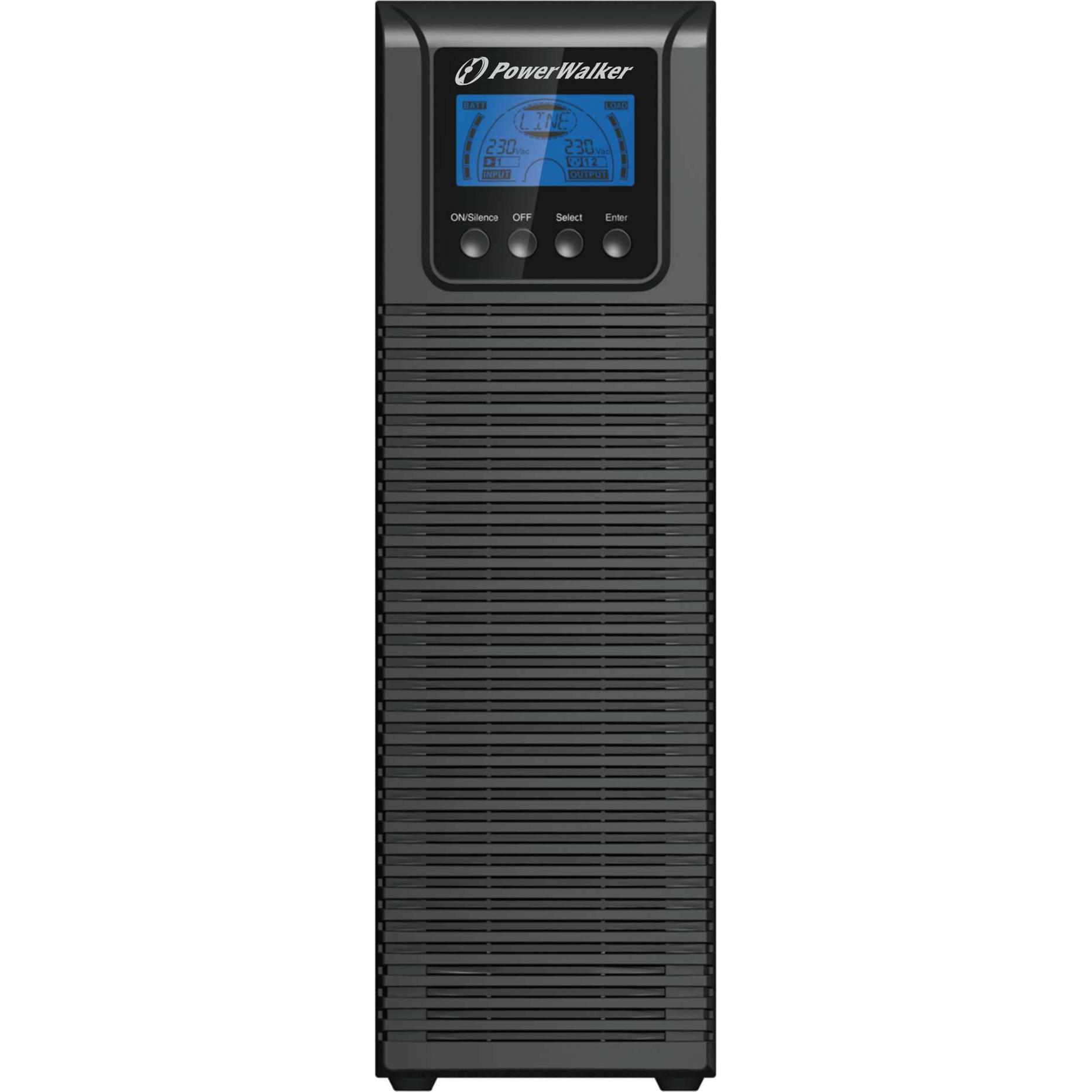 Powerwalker Bluewalker USV VFI 3000 TGS UK 2700W Online (3000 VA, 2700 W, Online-Doppelwandler USV), USV