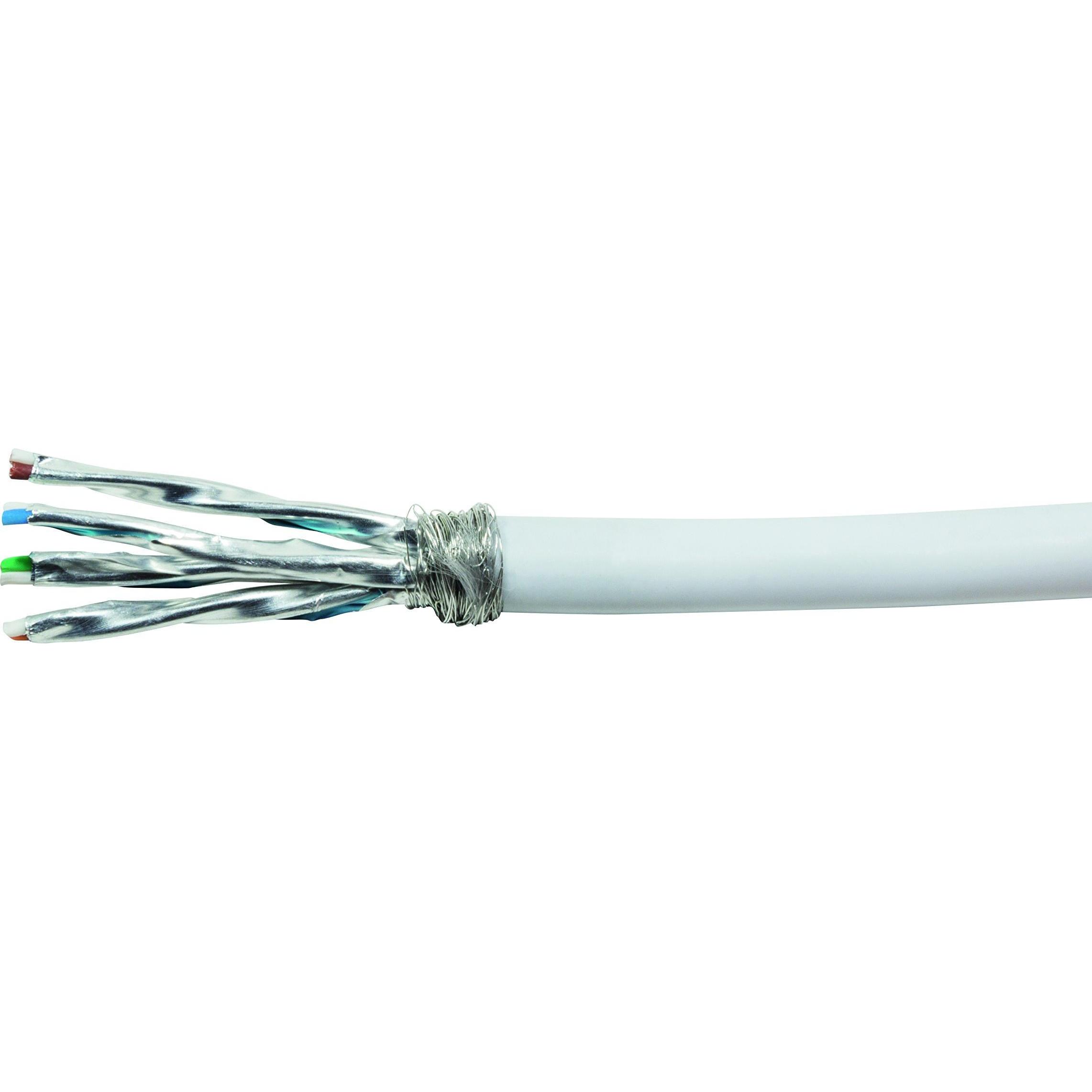 LogiLink Netzwerkkabel (S/FTP, CAT7, 100 m), Netzwerkkabel