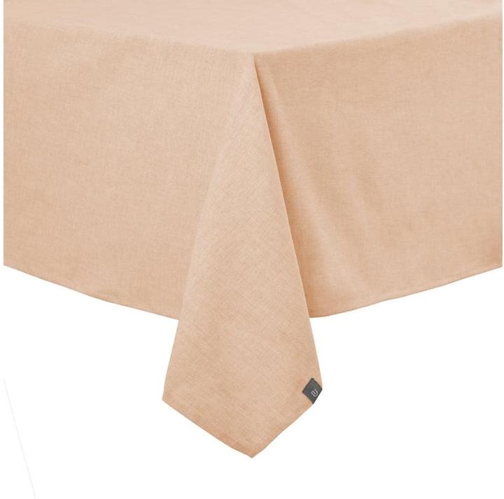 Urbanara Tischdecke Tolosa, 140 cm x 3 m, Pfirsich