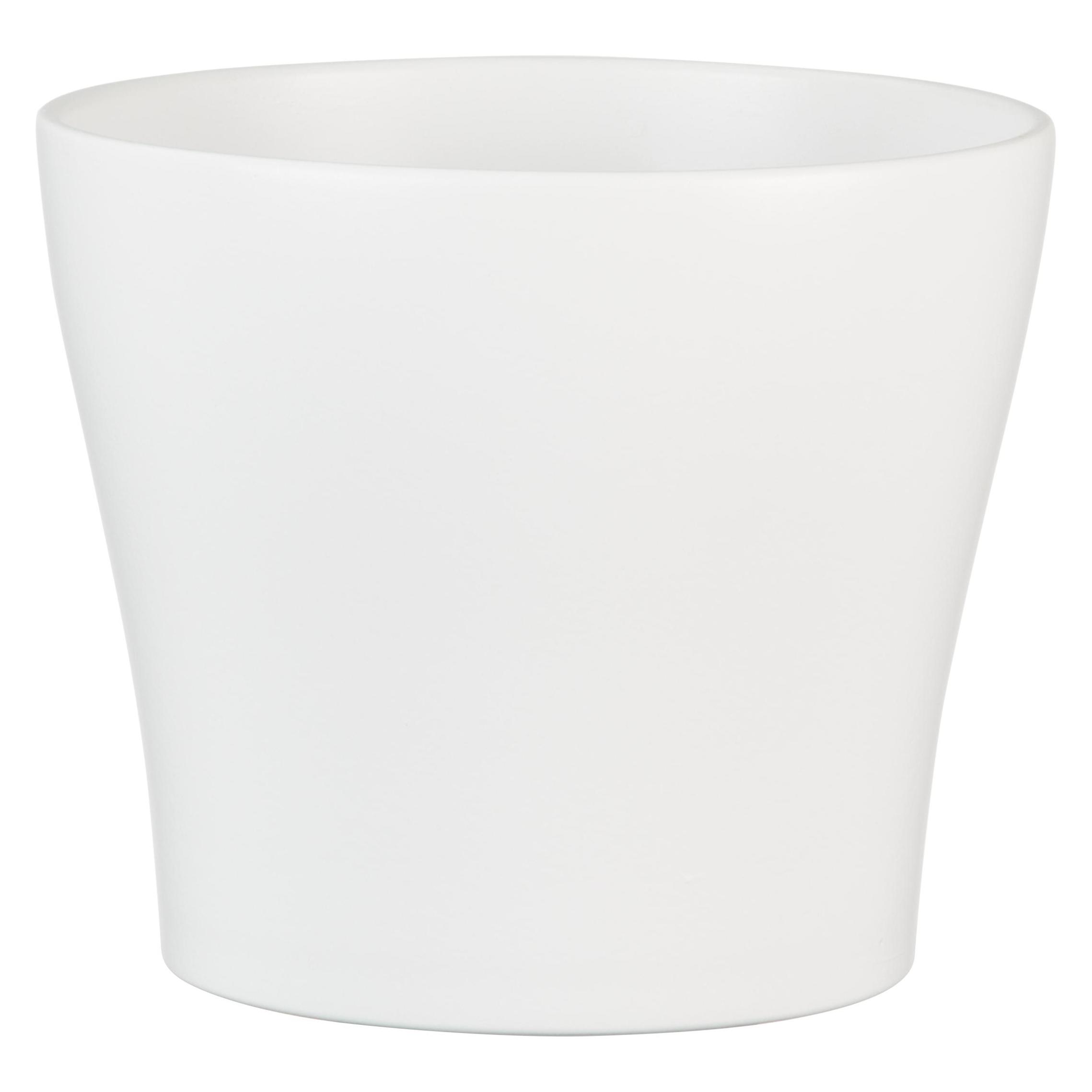 Scheurich, Bloempot, Bloempot Wit Ø 27 cm (27 x 23 cm)
