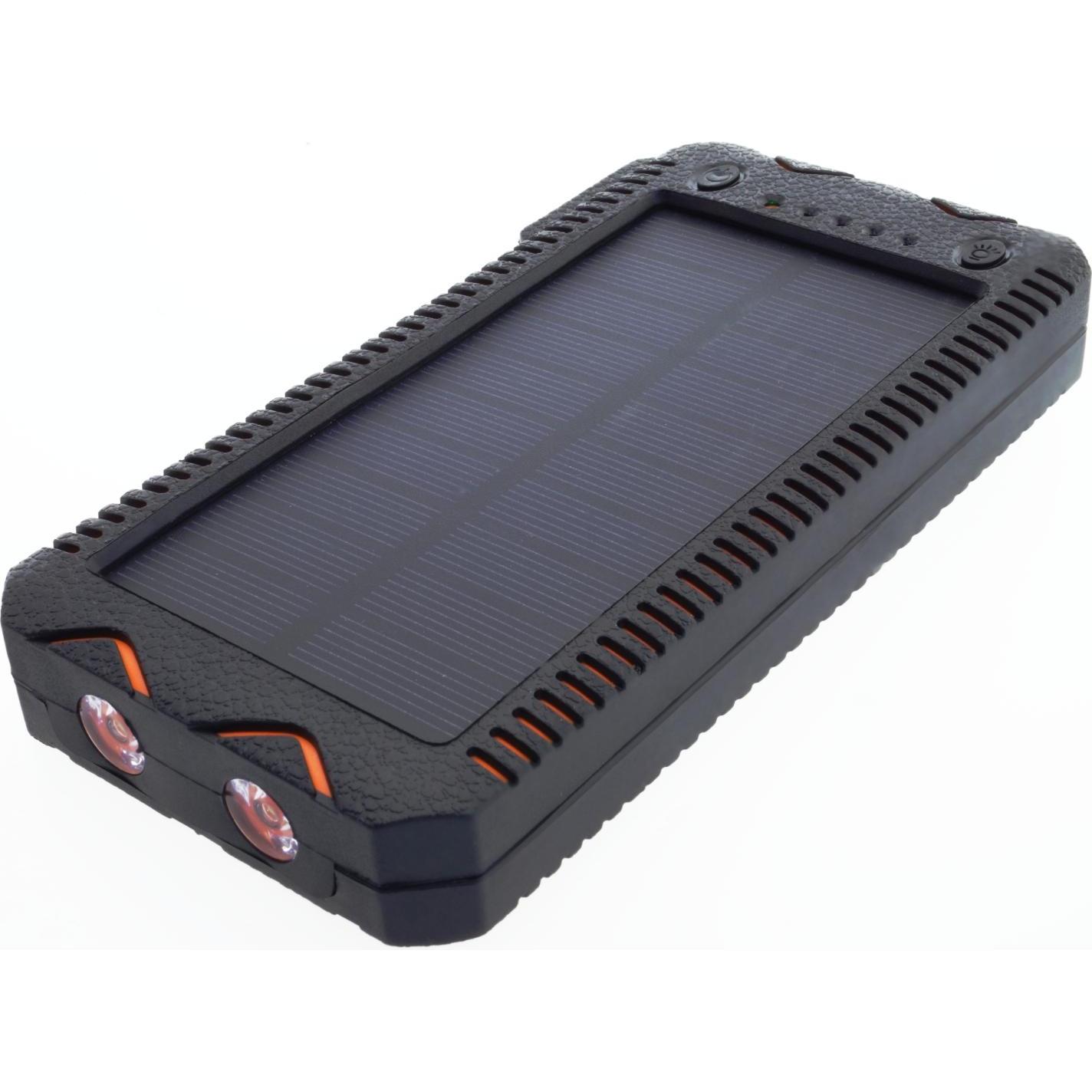 Thumbnail - Powerneed S12000Y power bank Lithium Polymer LiPo 12000 mAh Black Orange (12000 mAh, 44.40 W, 44.40 Wh), Powerbank, Schw...
