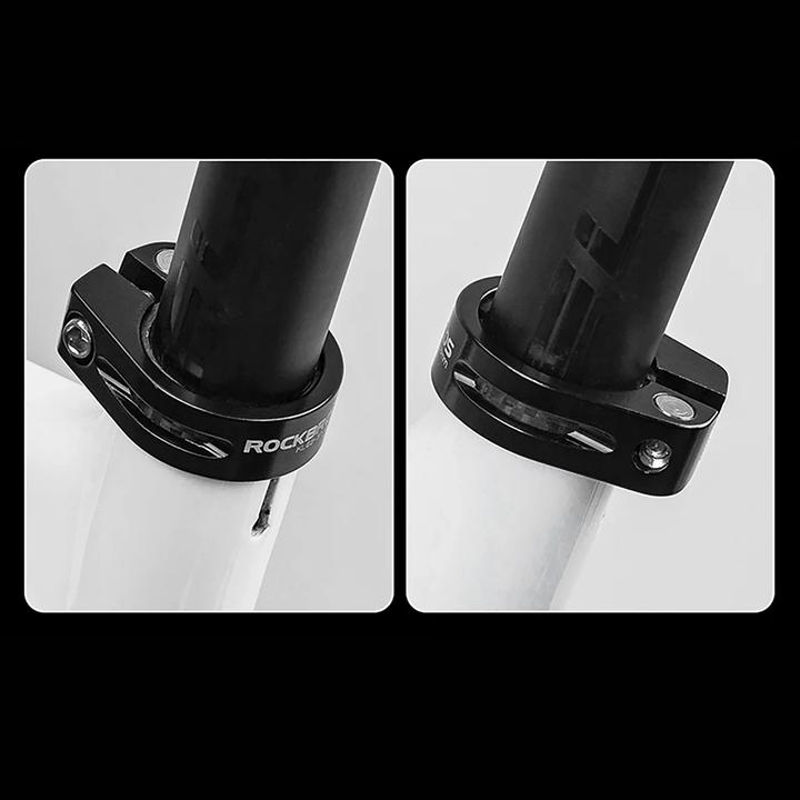 Actual product image Rockbros 41210091001 bicycle seat clamp - black
