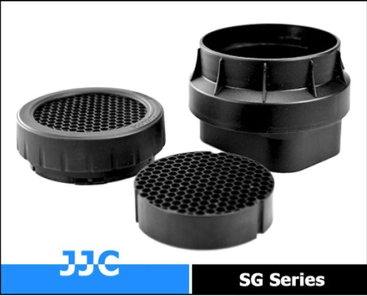 Immagine prodotto JJC Griglia a nido d'ape 3 in 1 per Nikon SB 900/SB 910 (Parti di ricambio per il flash)