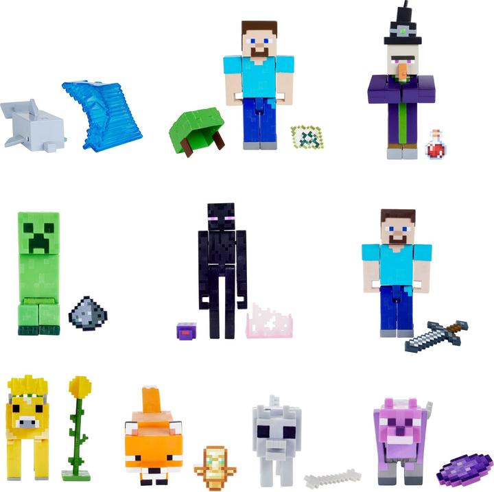 Actual product image Minecraft Craft-A-Block figure (assorted - 1 piece)