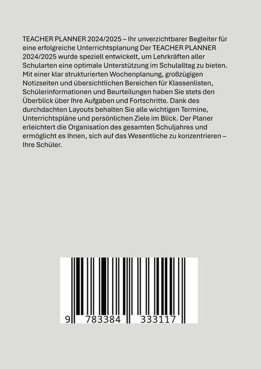 Actual product image Alfons:Teacher planner organisation easy