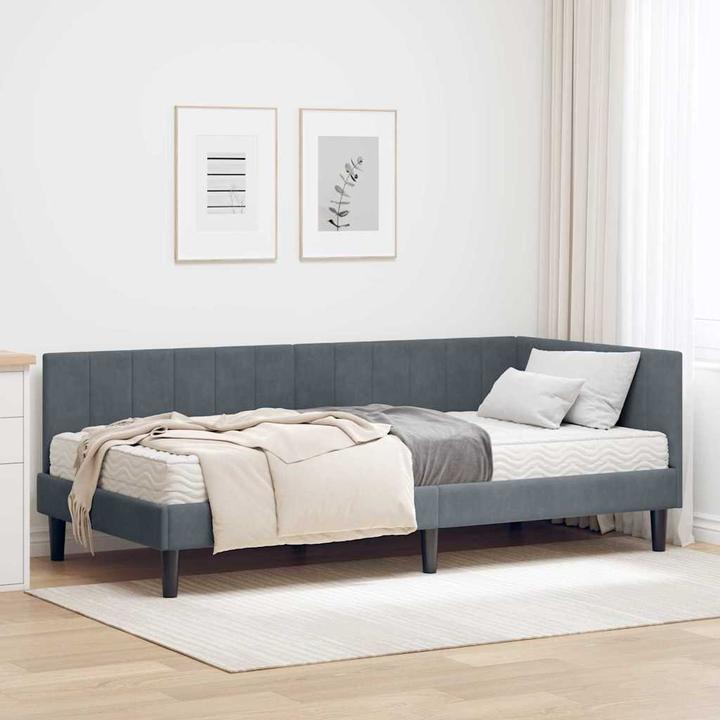 Actual product image vidaXL Eckbettgestell (90 x 190 cm)