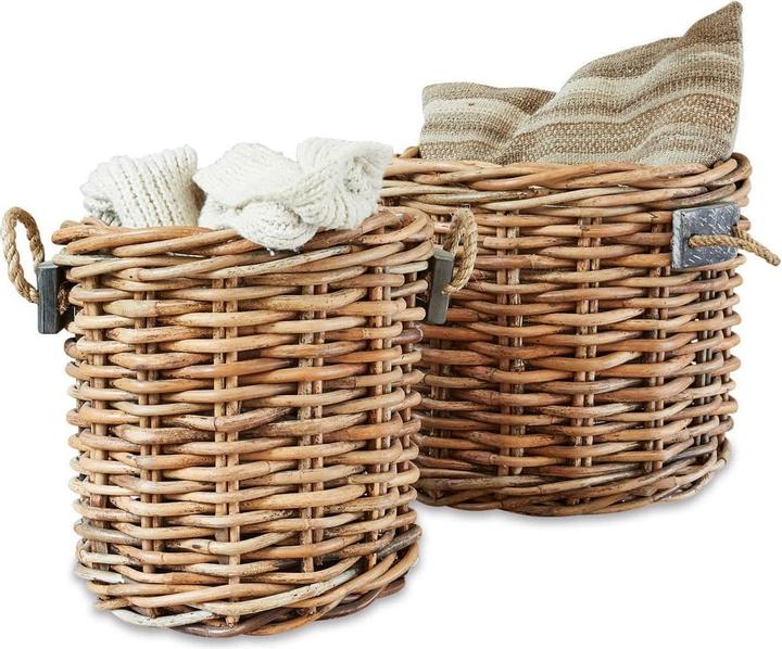 Loberon Corbeille 3 Pièces Chalet Marron - Acheter Sur