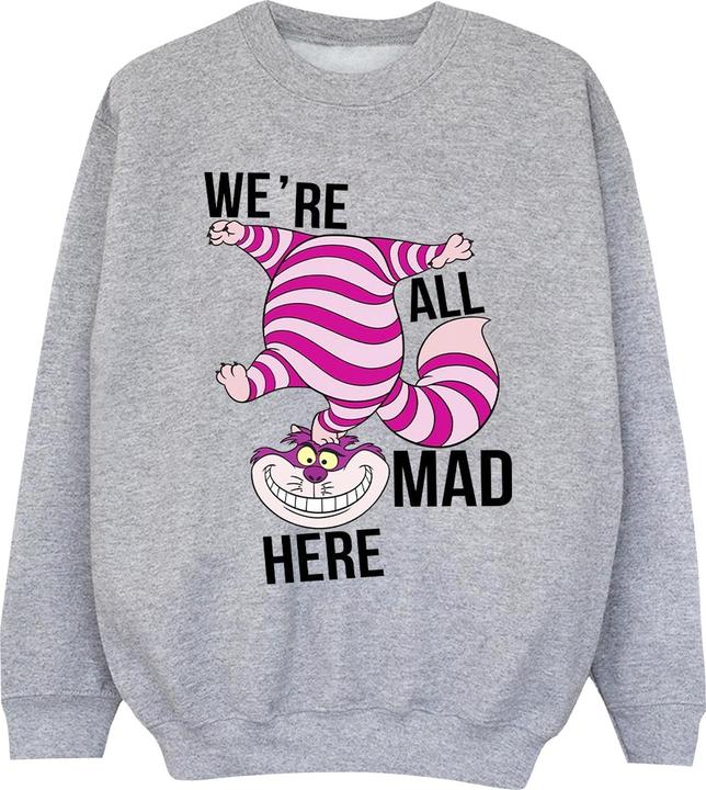Actual product image Disney Boys Alice In Wonderland All Mad Here Sweatshirt (152, 158)
