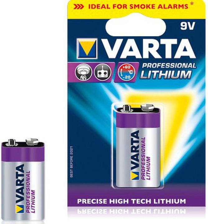 Produktbild Varta ULTRA Lithium (1 Stk., 9V Block, 1200 mAh)