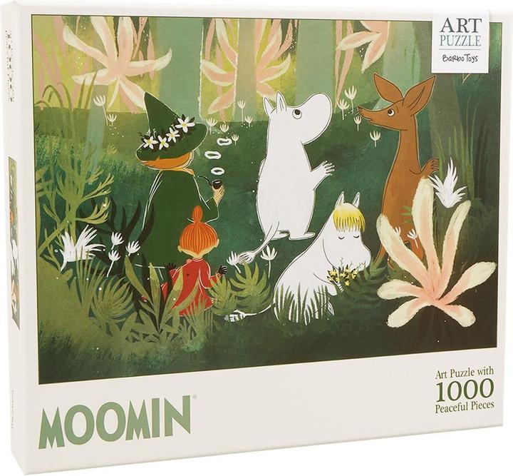 Actual product image Barbo Toys Moomin Art Puzzle Green 1000 pcs (1000 pieces)