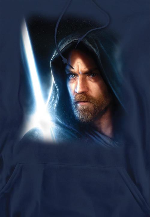 Immagine prodotto Star Wars Felpa con Cappuccio Obi Wan Kenobi Poster Uomo (XXL)