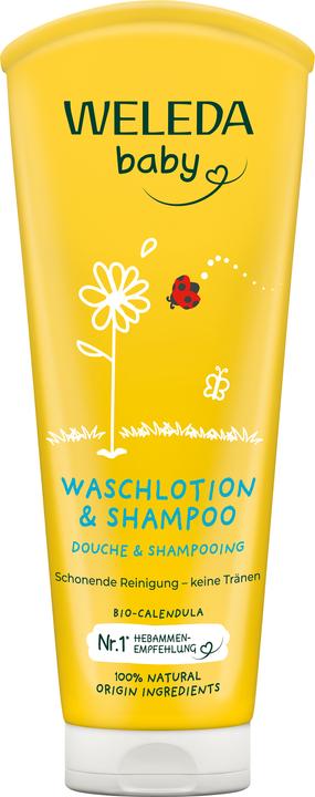 Weleda Baby Calendula Shampoo And Body Wash (200 ml, Liquid shampoo)