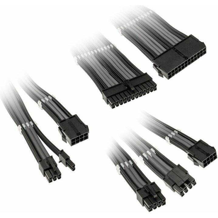 Kolink Core Adept Braided Cable Extension Kit - Black/Grey, Interne Kabel (PC)