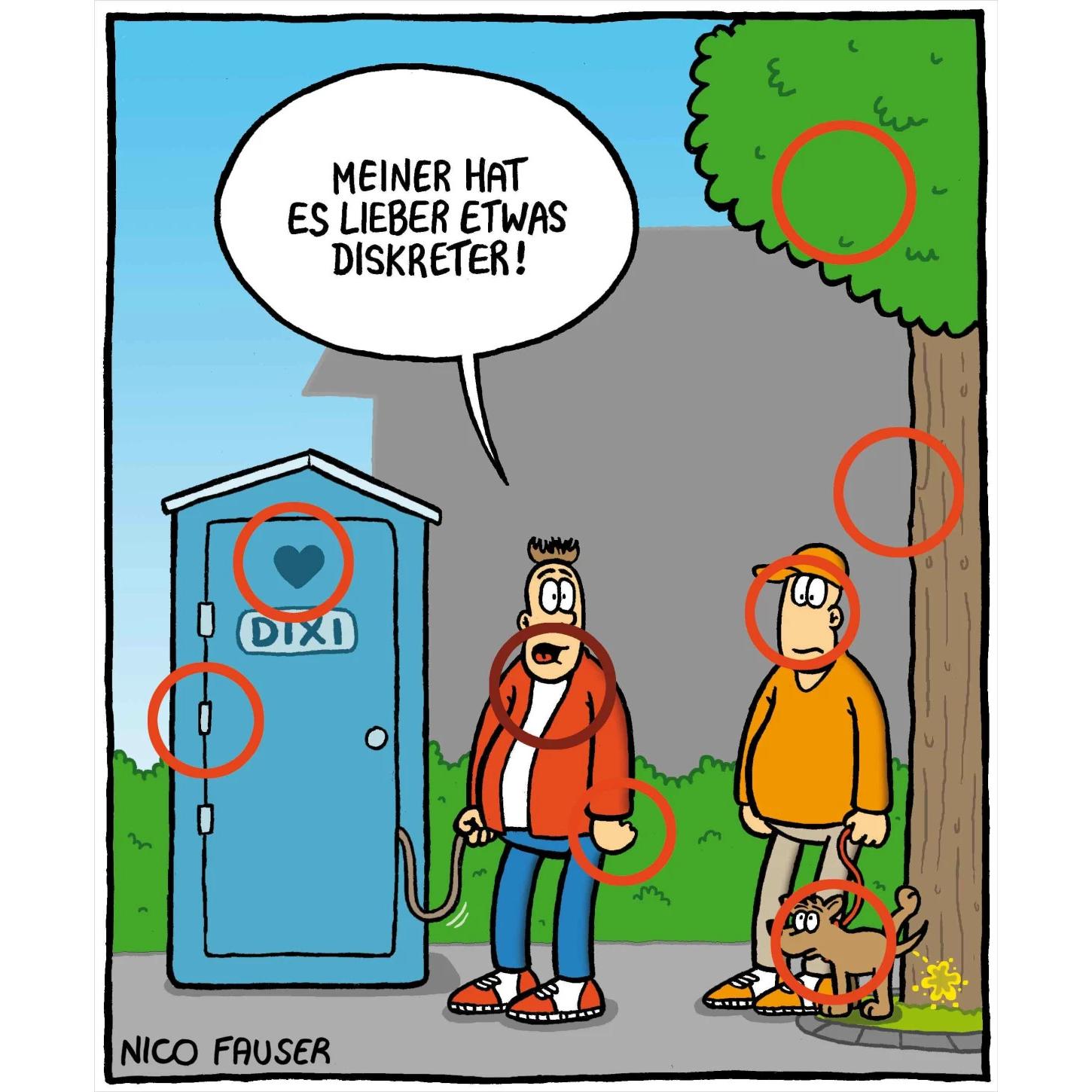 Bassermann Finde den Fehler - Bildersuchrätsel mit Cartoons (Deutsch) (35694103)