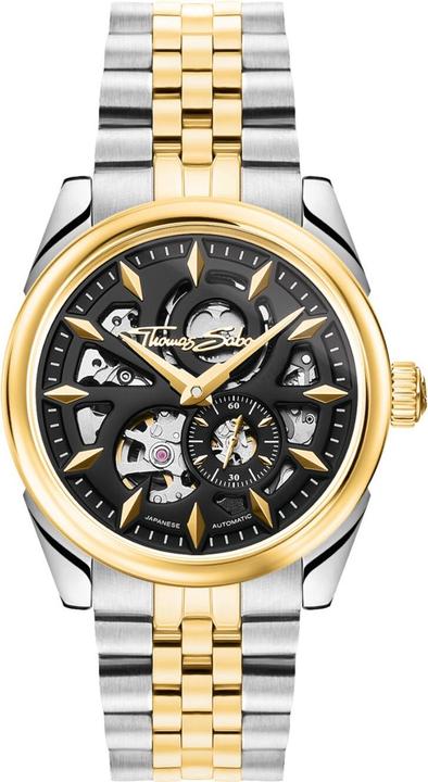 Thomas Sabo WA0410-291-203 Herrenuhr Automatik Bicolour 41mm 5ATM (Analogue wristwatch, 41 mm)