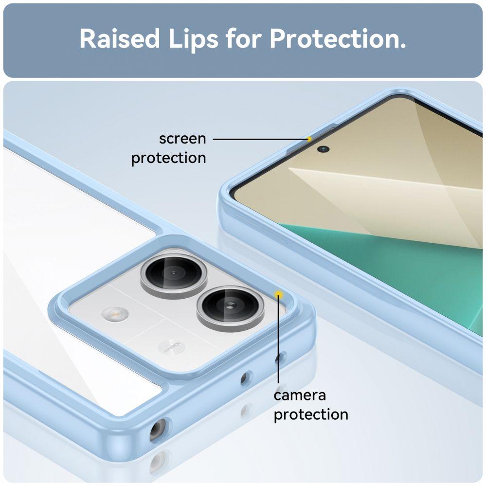 Thumbnail - Hurtel Outer Space Case mit Gelrahmen für Xiaomi Redmi Note 13 Pro – blau (Xiaomi Redmi Note 13 Pro), Smartphone Hülle, ...