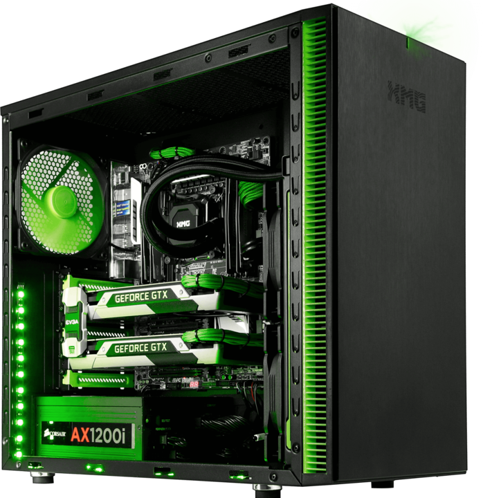 Produktbild XMG Sector 2 (Intel Core i7-6700K, 32 GB, 500 GB, GeForce GTX 1080)