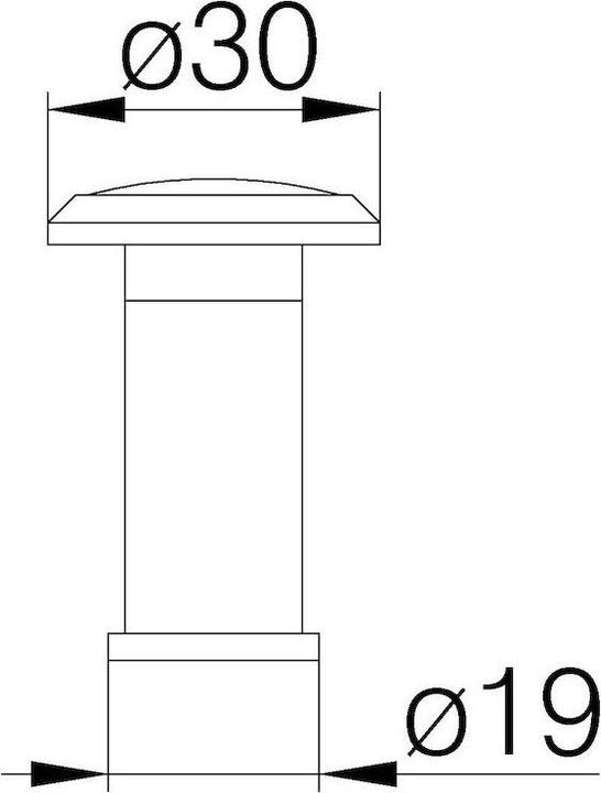 Actual product image Magni DENI door viewer D16 mm,field of vision200G stainless steel optics