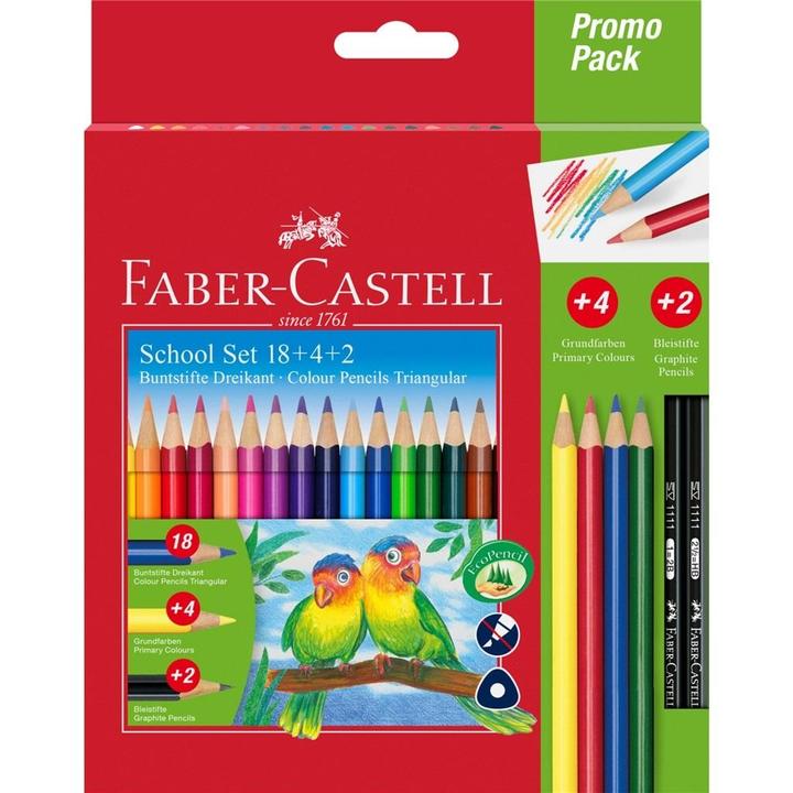 Actual product image Faber-Castell Coloured pencil (Multicoloured, 24 x)