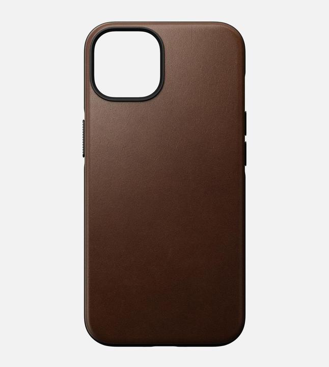 Produktbild Nomad Back Cover Modern Leather iPhone 14 Braun (Apple iPhone 14)