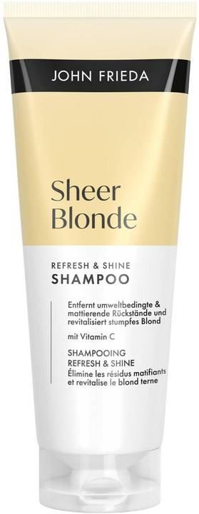Immagine prodotto John Frieda Sheer Blonde Shampoo Refresh&Shine 250ml (Shampoo liquido, 250 ml)