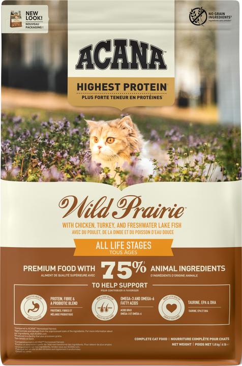 Produktbild Acana Cat Regional WILD PRAIRIE 1.8kg (Adult, 1 Stk., 1800 g)