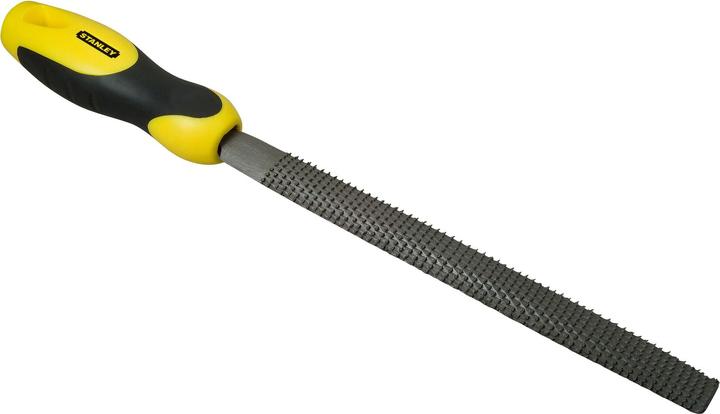 Stanley Râpe demi-ronde avec manche, taille 1, 200 mm (Coupe 1, 200 mm)