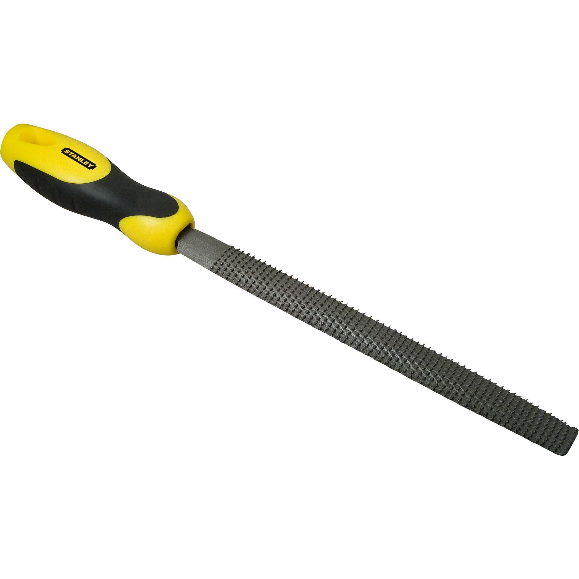Stanley, Raspel + Feile, Halbrundraspel mit Heft, Hieb 1, 200 mm (Hieb 1, 200 mm)