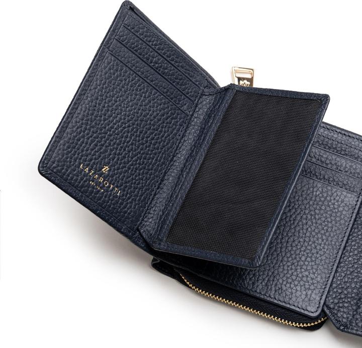 Actual product image Lazarotti Bologna Leather wallet leather 12 cm