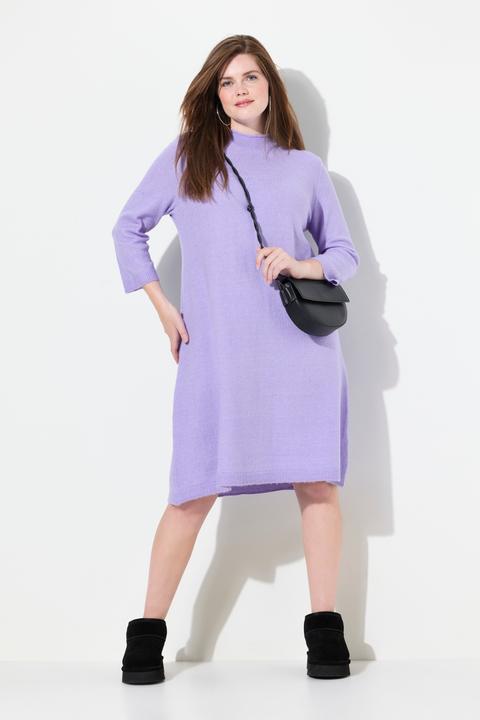 Produktbild Ulla Popken Strickkleid, A-Linie, Stehkragen, 3/4-Arm (46, 48)