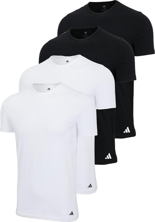 Produktbild adidas 4er Pack Active Flex Cotton Unterhemd / Shirt Kurzarm (XXL)